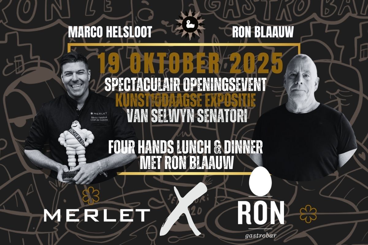 Four Hands Lunch met Ron Blaauw – Kunst & Culinaire Beleving