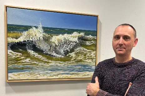 Nils Noltee laat zich inspireren door de natuur. 