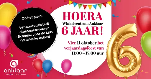 Winkelcentrum Anklaar 6 jaar