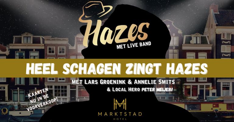 Heel Schagen zingt Hazes – met live band!
