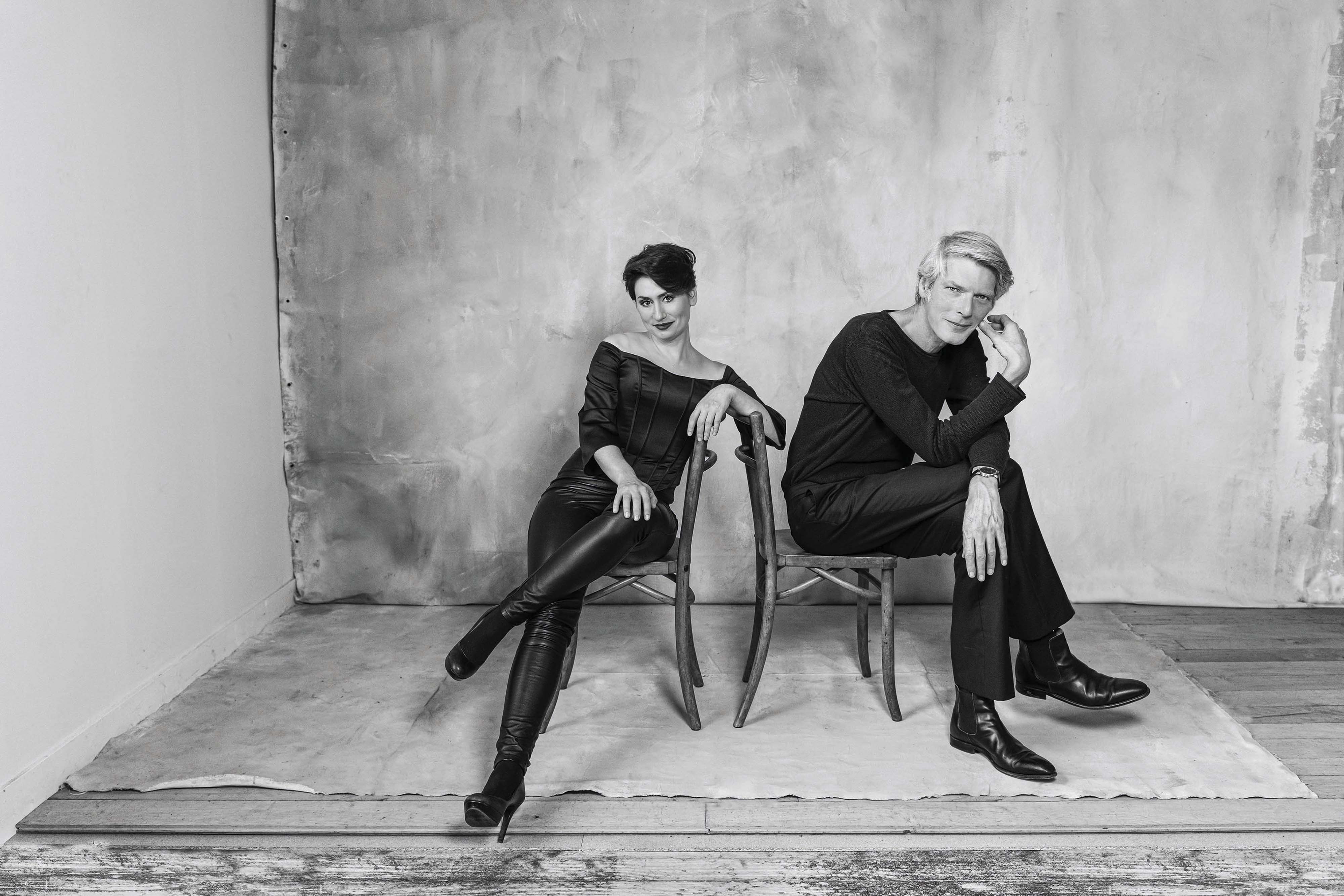 Ekaterina Levental en Frank Peters