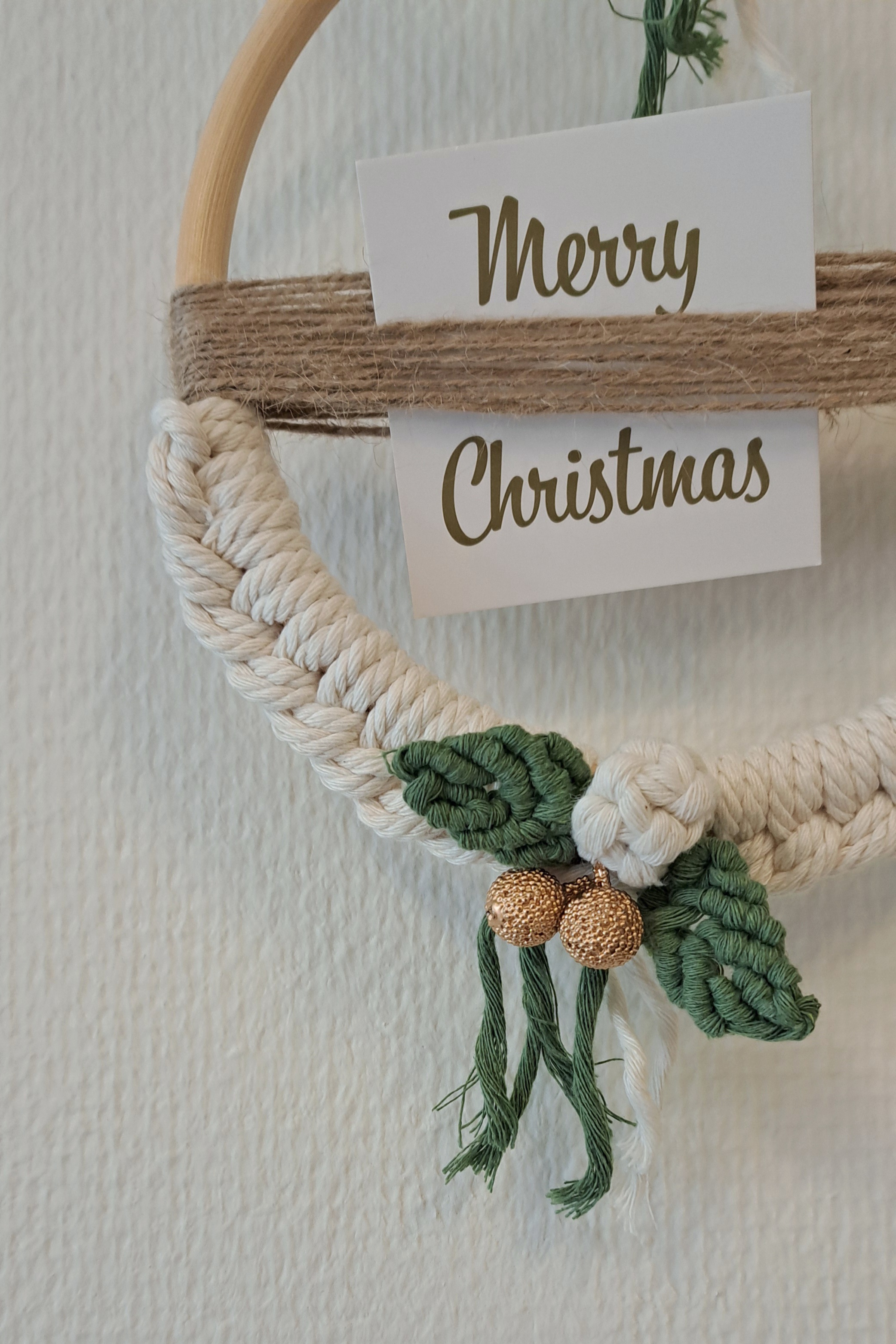 Kerstworkshop Macramé Kerstkrans bij Atelier by Tante Suus