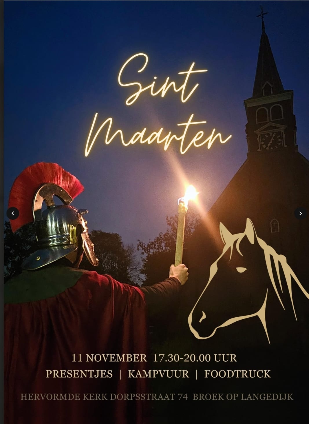 Sint Maarten bij de kerk