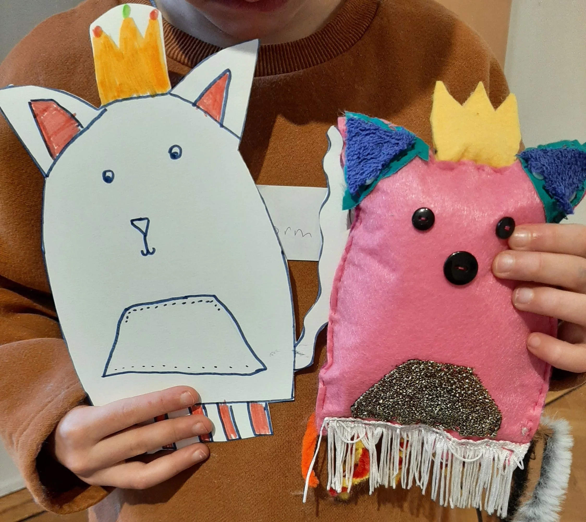 Knuffelbeest maken met textiel