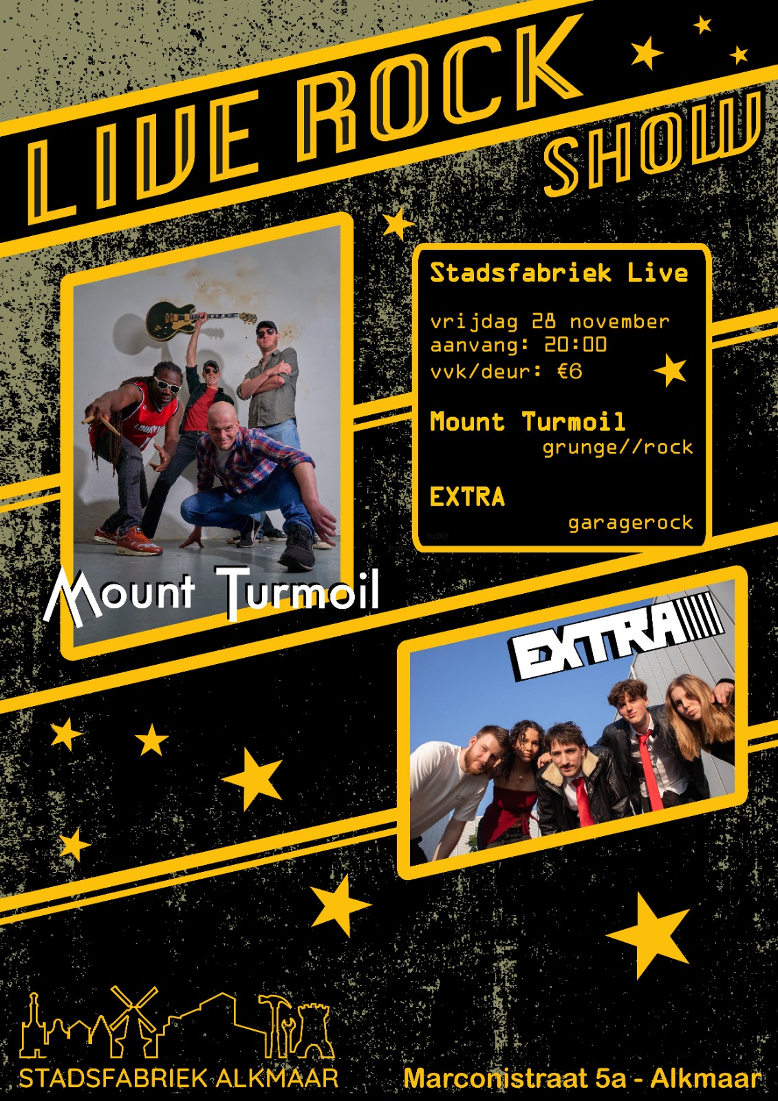 Stadsfabriek Live - Mount Turmoil & EXTRA