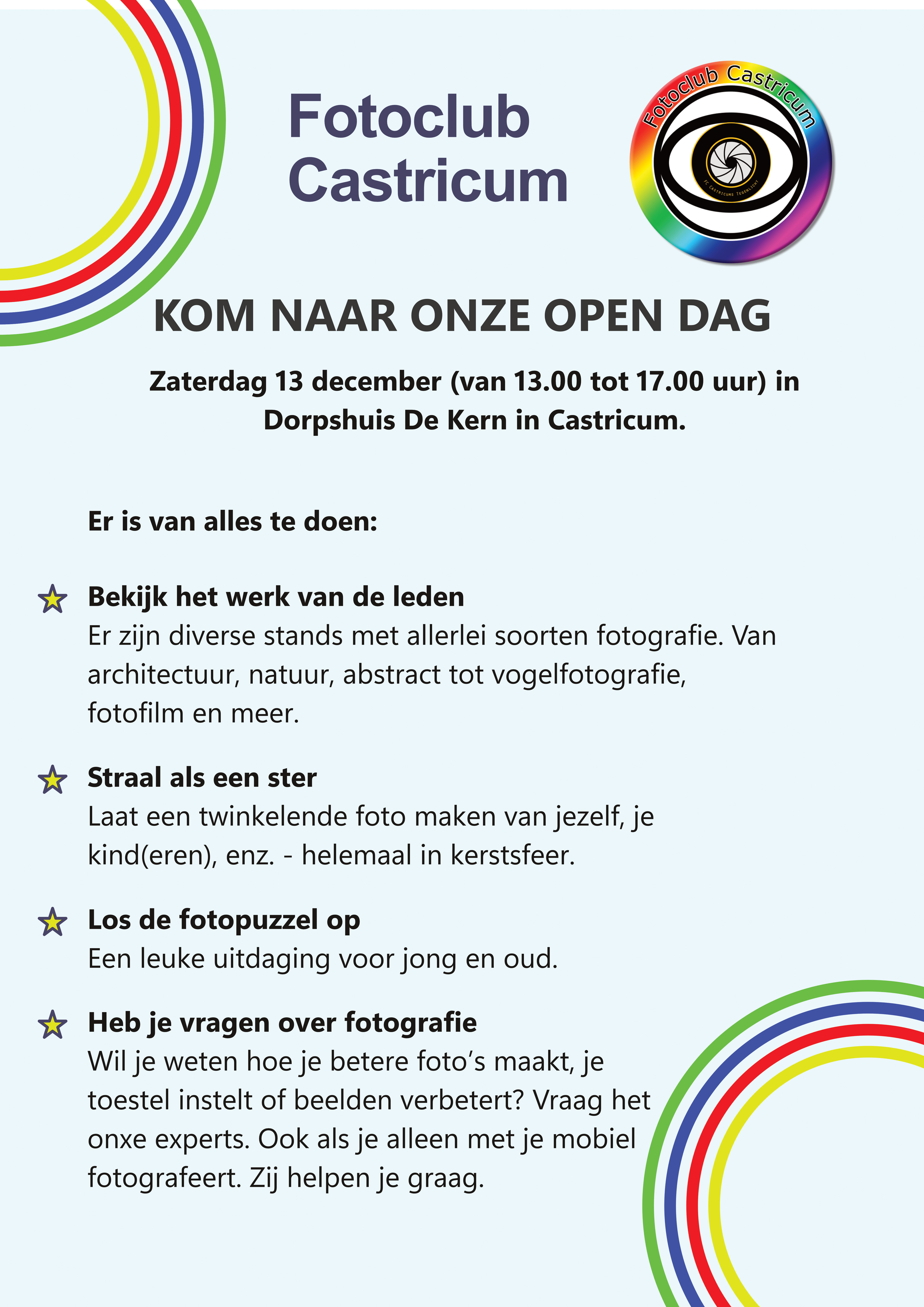 Open dag Fotoclub Castricum