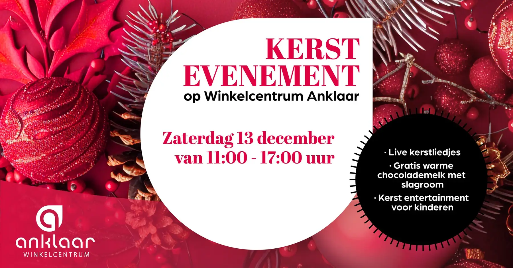 Magisch Kerstfeest in winkelcentrum Anklaar