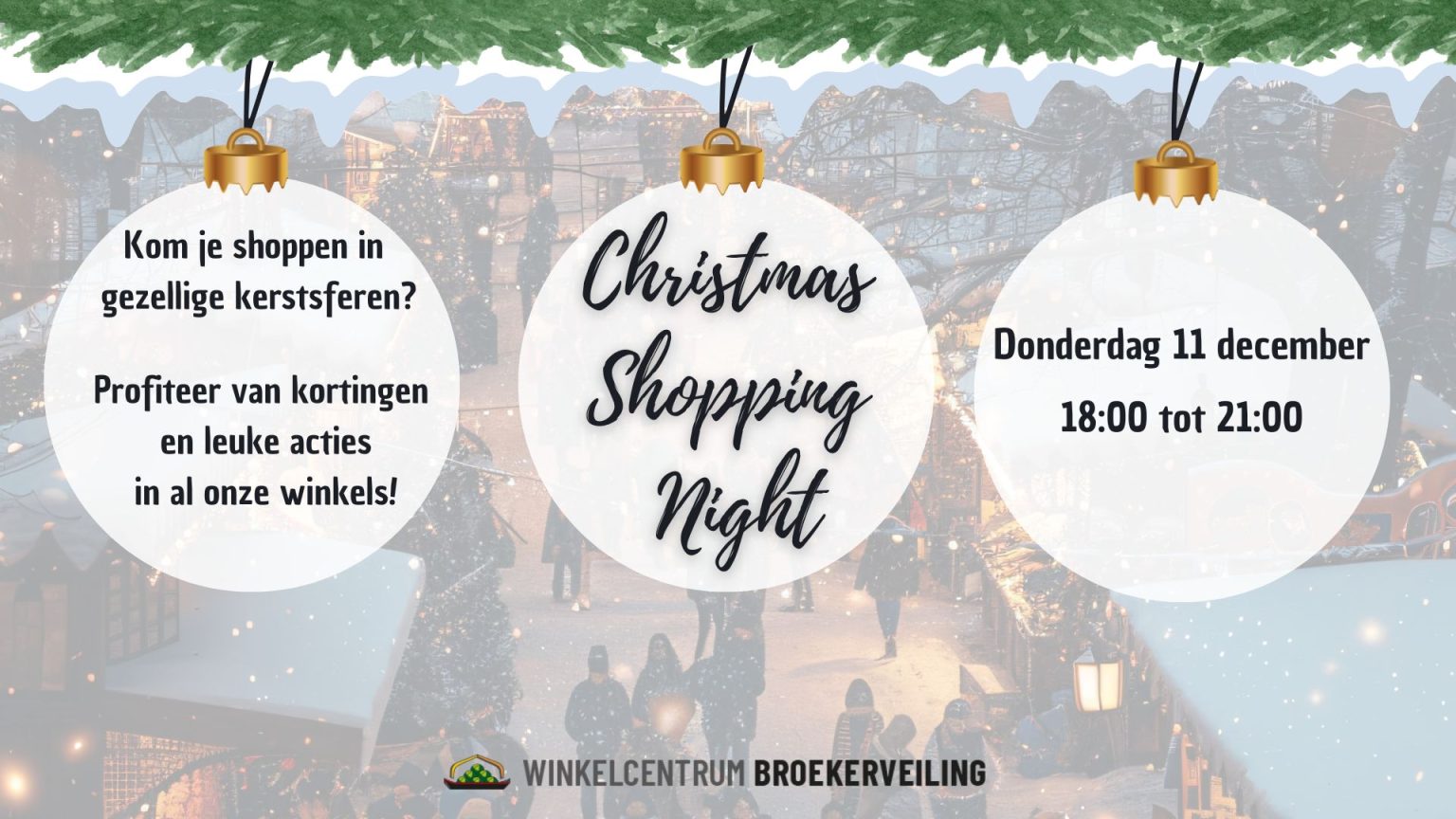 Christmas Shopping Night