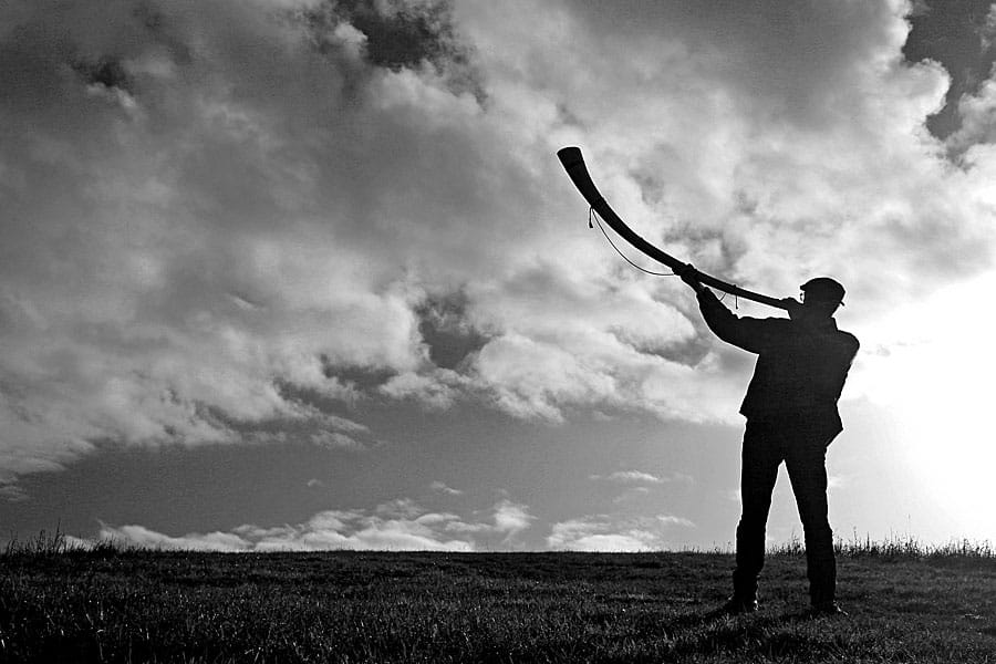 Midwinterhoornblazen Schoorlse Duinen