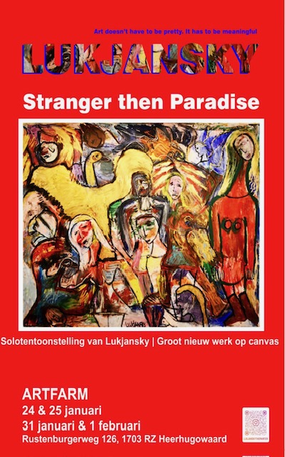 poster expositie Ronald Lukjansky