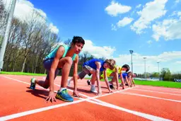 Atletiekfestijn op Marktplein