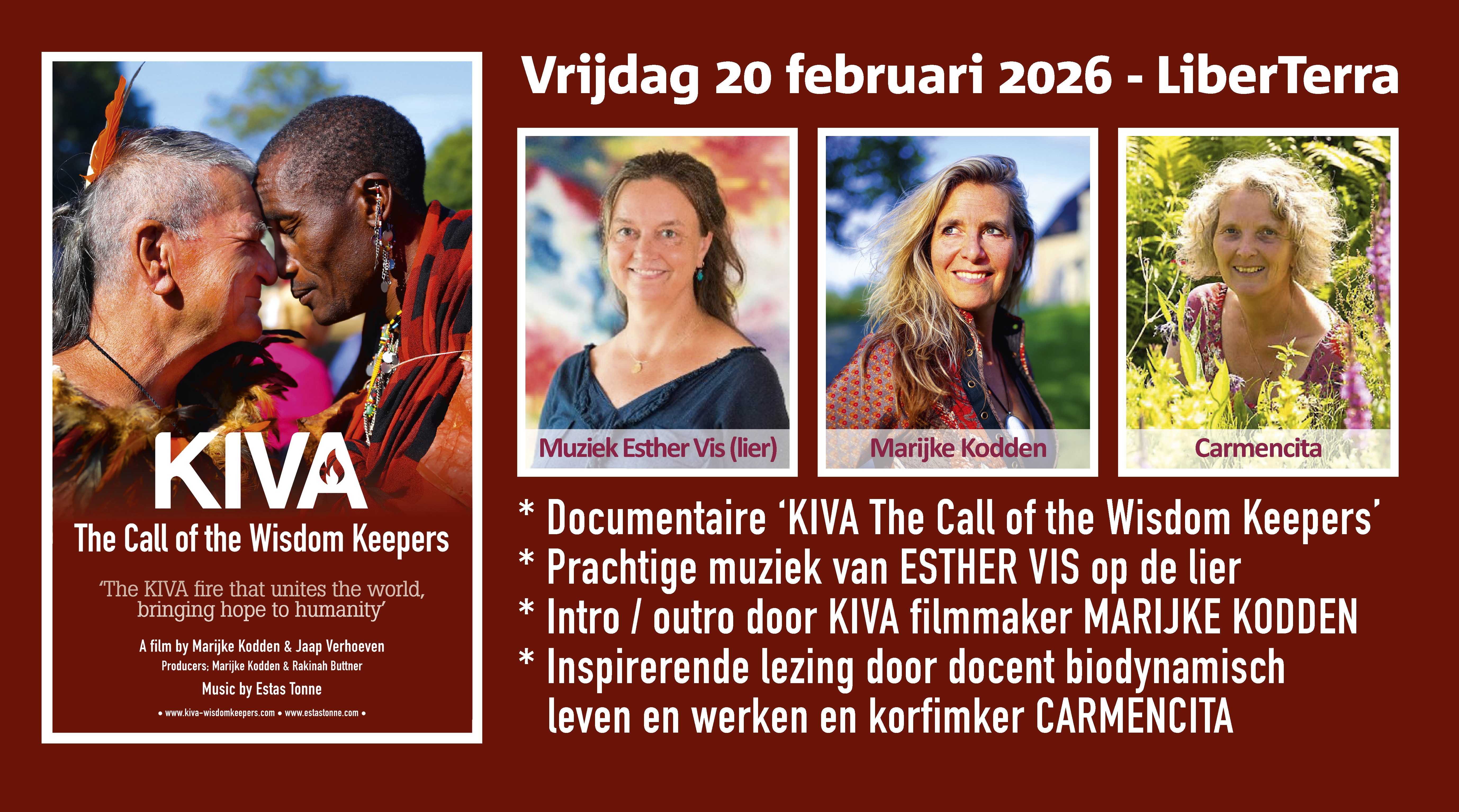 Filmavond met muziek en talk – 'KIVA-The call of the wisdom keepers'