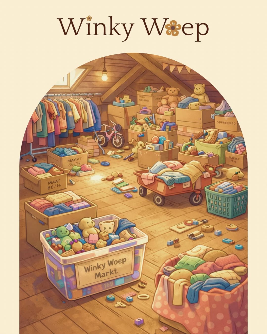 Tweedehands kinderkleding & speelgoedmarkt