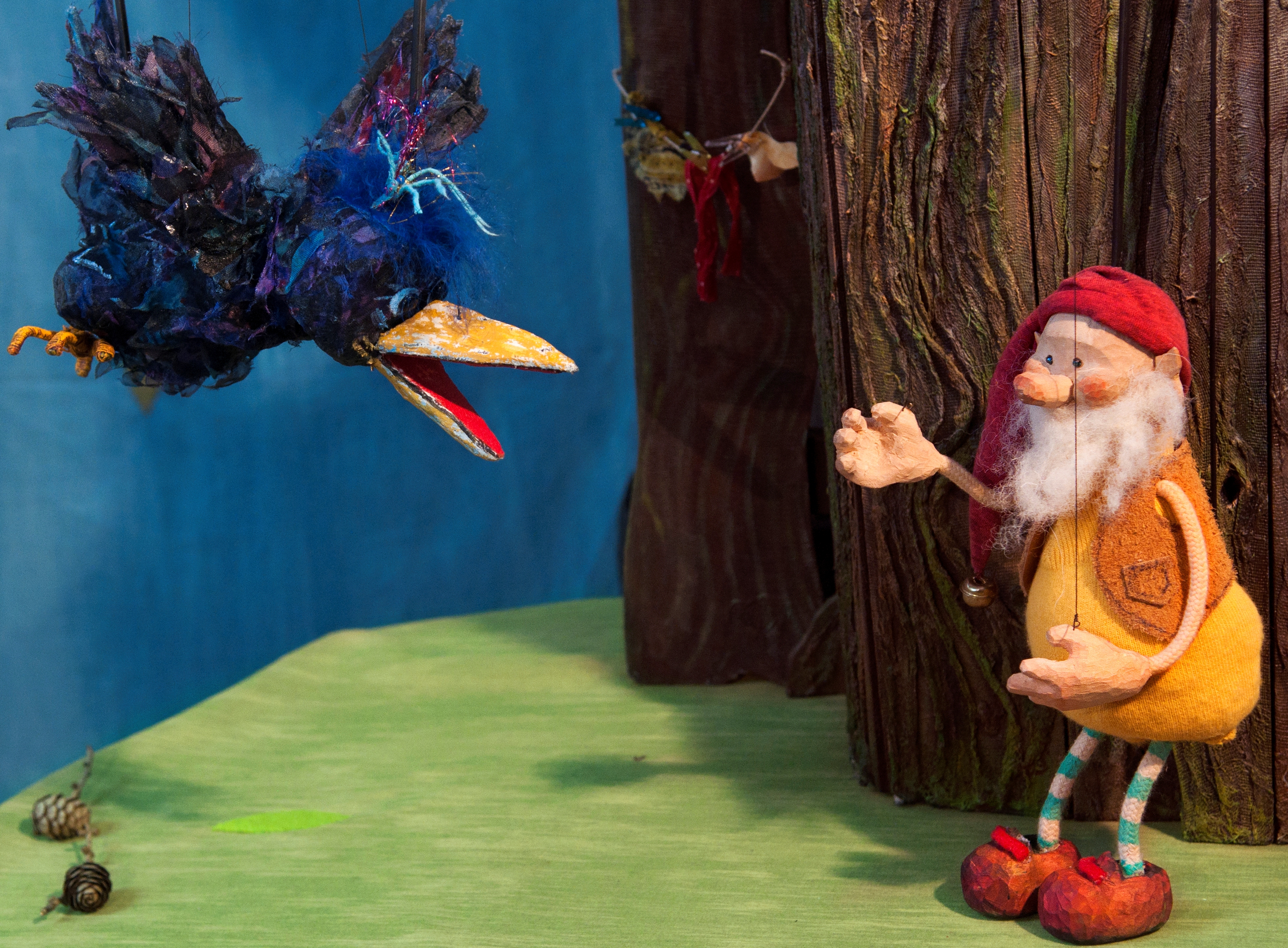 De boskabouter en het egeltje (2-4 jaar) met Schminken! in Poppentheater Koos Kneus