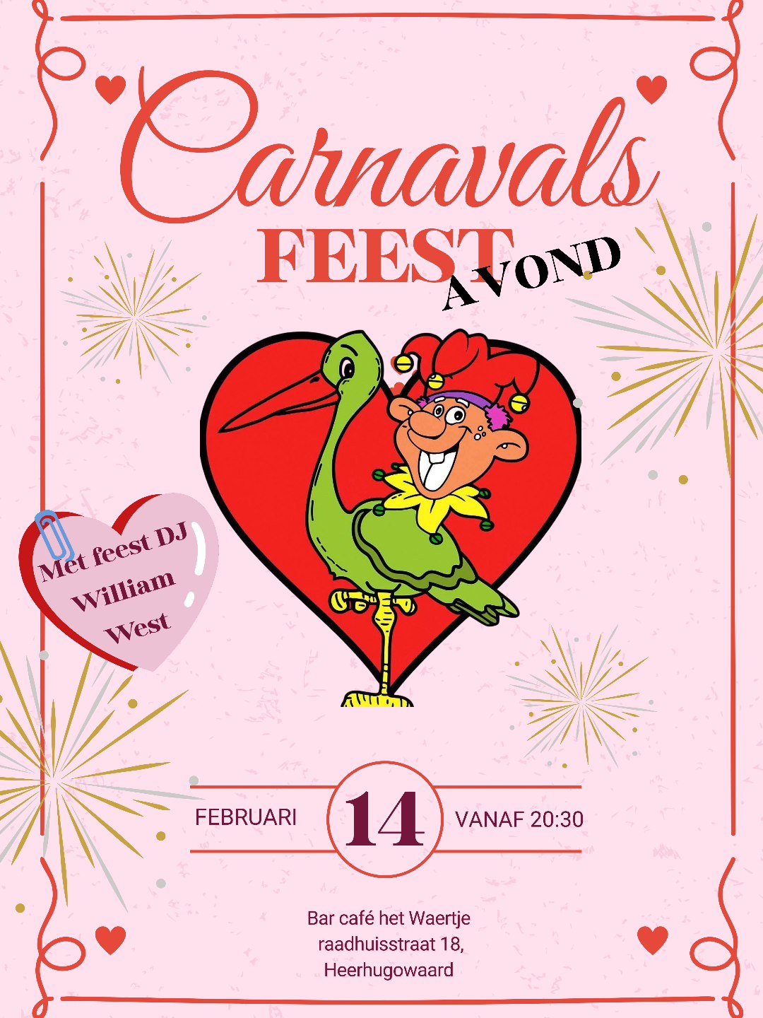Feestavond van Carnavalvereniging Groen Zwarte Reigers 