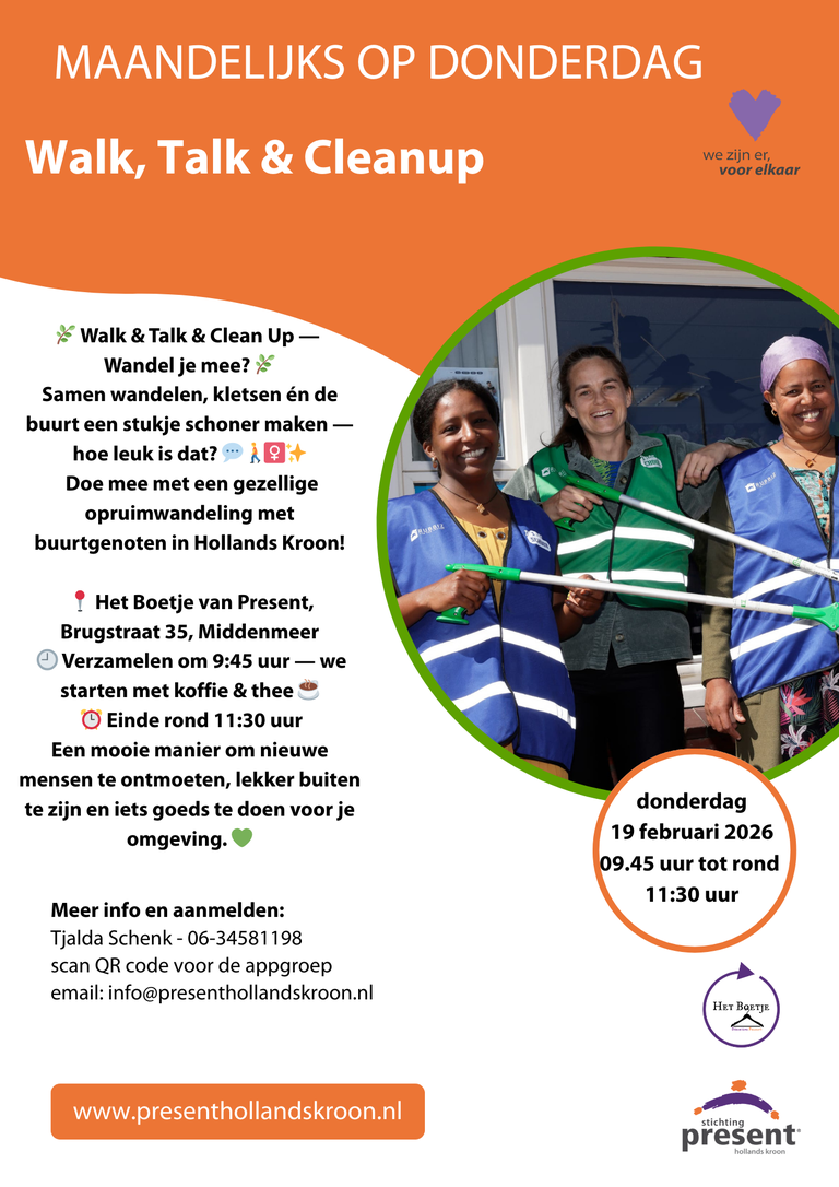 Walk, Talk & Cleanup in Middenmeer