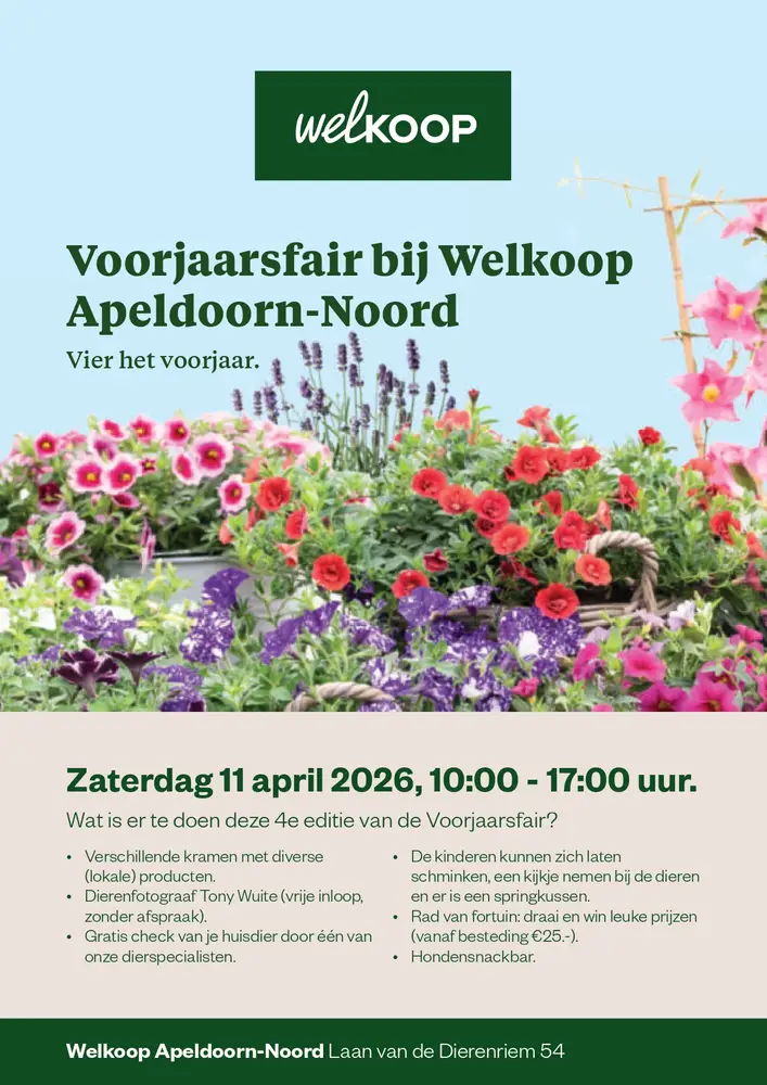 Voorjaarsfair bij Welkoop Apeldoorn-Noord