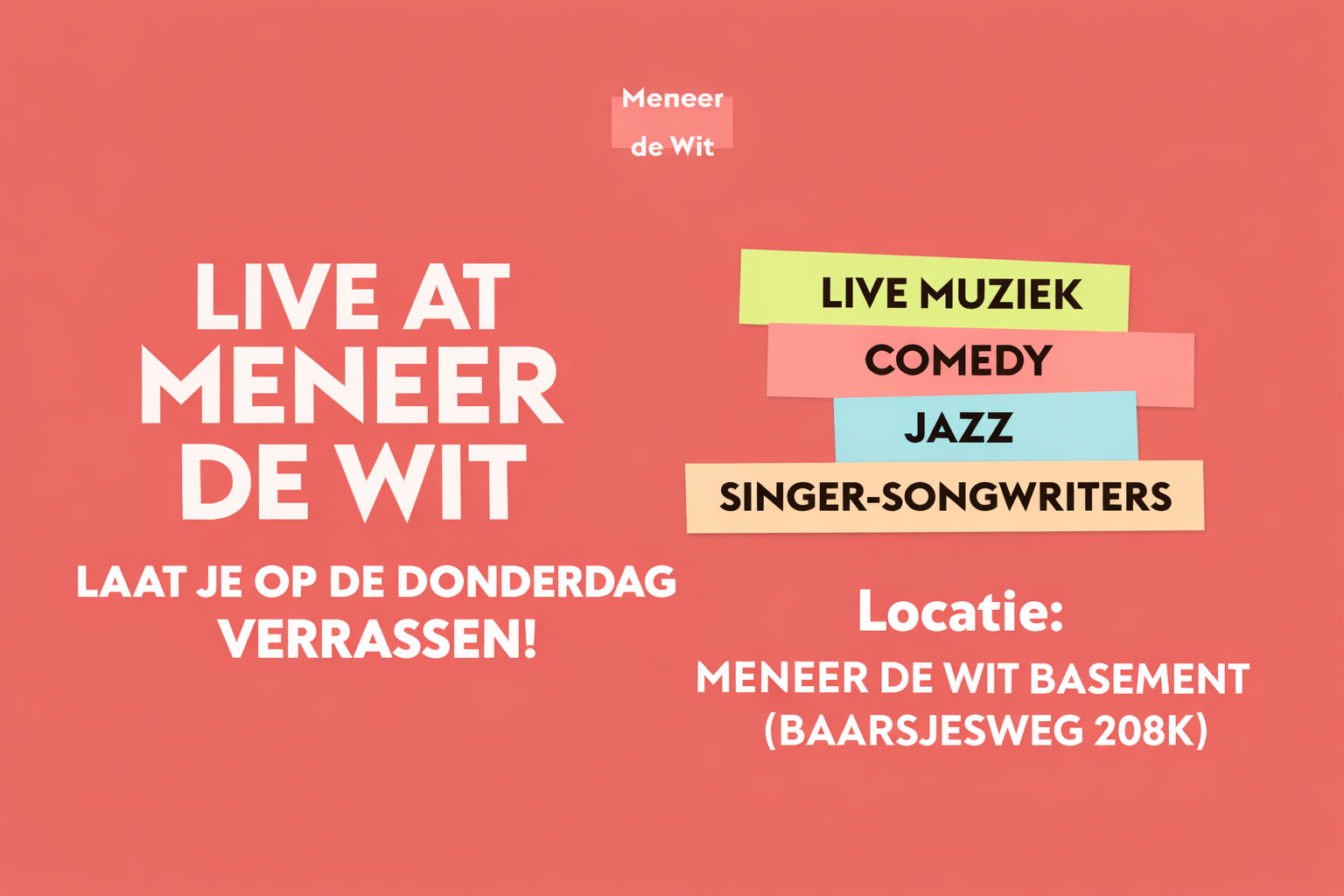 Meneer de Wit moet lachen