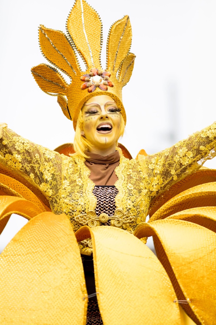 Bloemenparade in Beweging