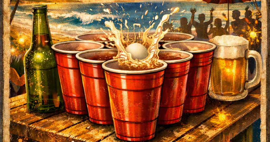 Zomers bierpong toernooi Alkmaar