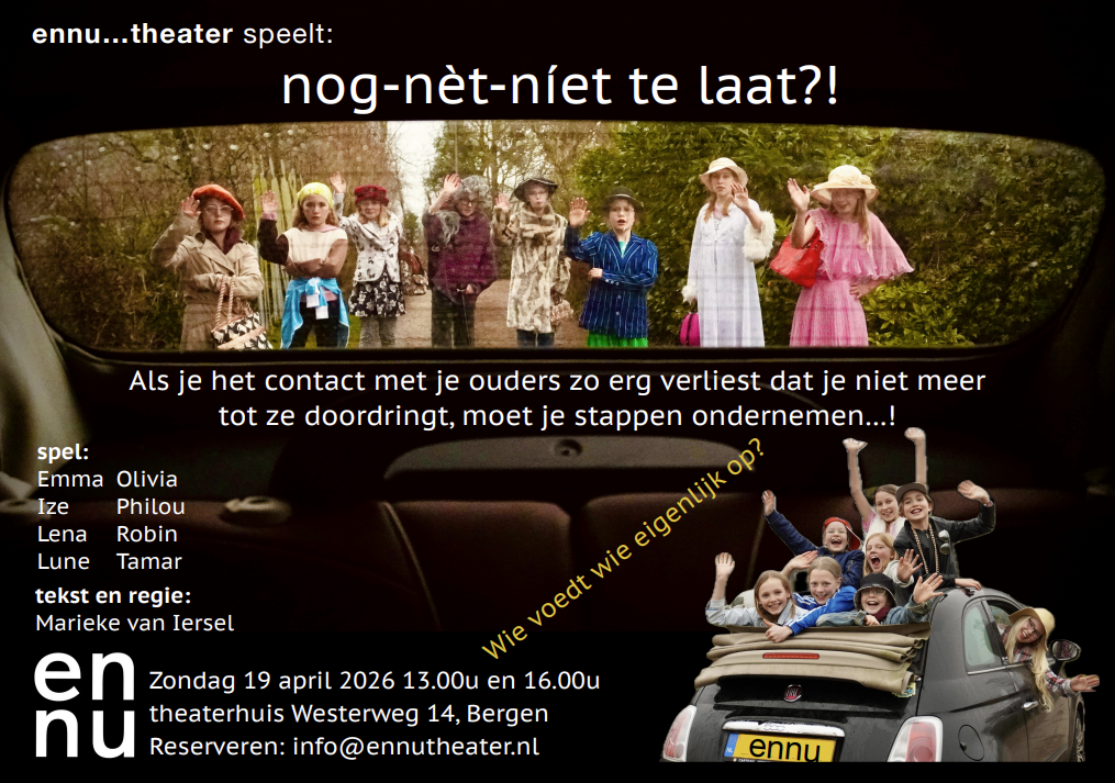 Nog nét níet te laat?! 