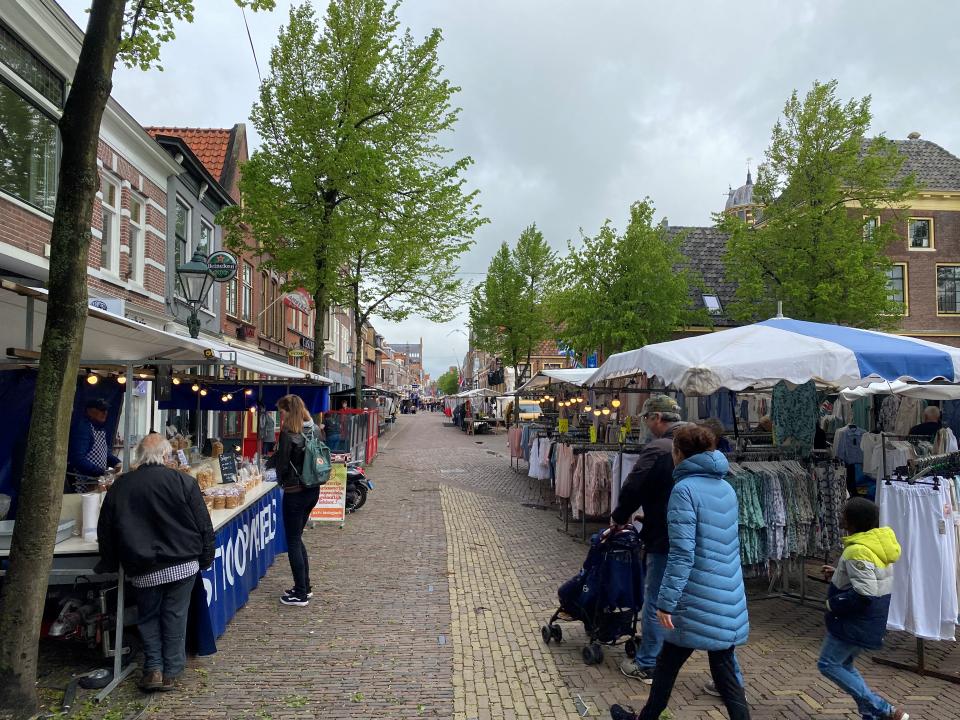 Zaterdagmarkt centrum Alkmaar