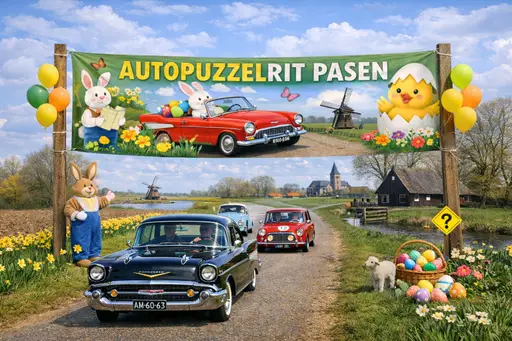 The Happy Easter autopuzzelrit
