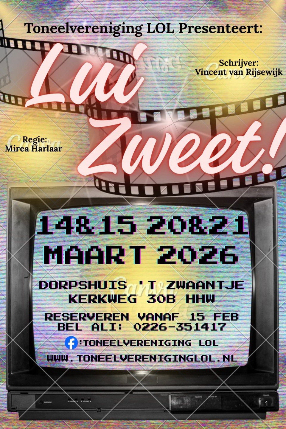 Toneelvereniging LOL speelt "Lui Zweet"