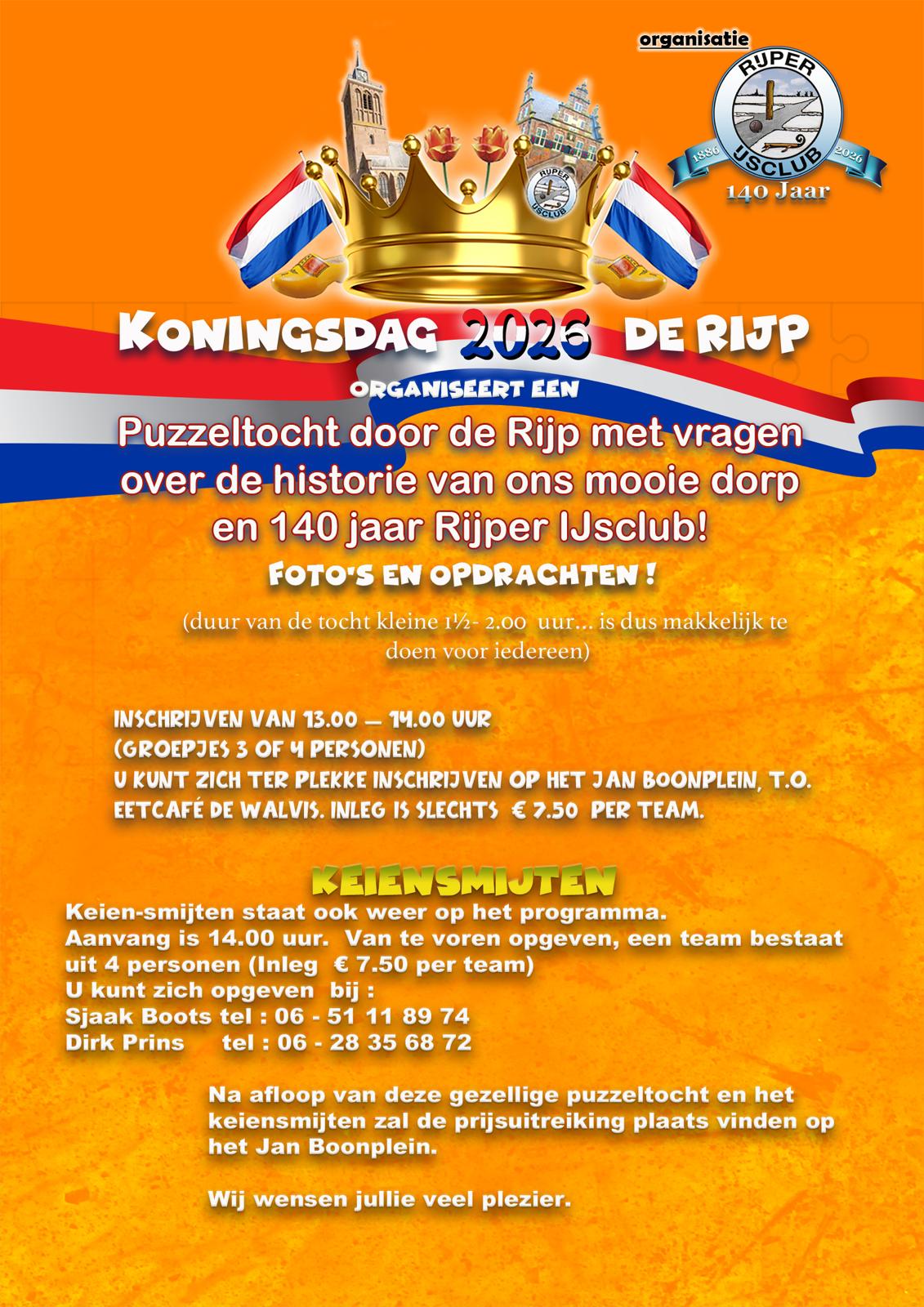Koningsdag | Vrijmarkt De Rijp