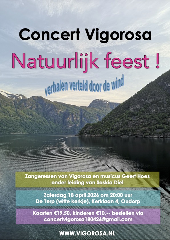 Concert Vigorosa  'Natuurlijk feest !' verhalen verteld door de wind
