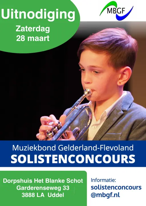 Solistenconcours met optredens van blazers en slagwerkers