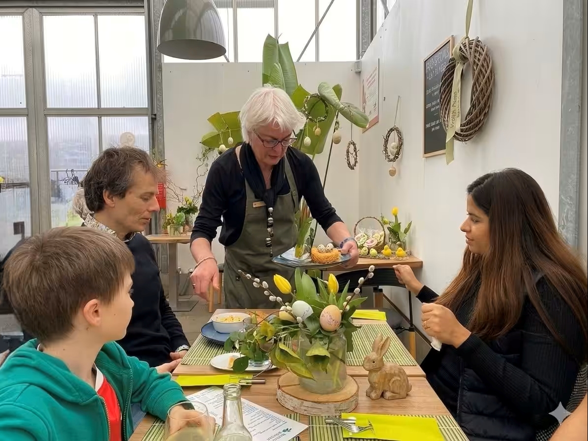 Paaslunch in het Kascafé Hortus