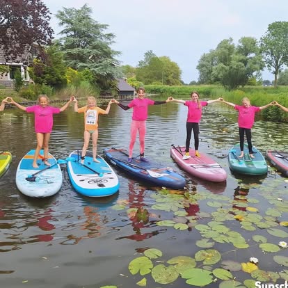 suppen op het water in Broek op Langedijk