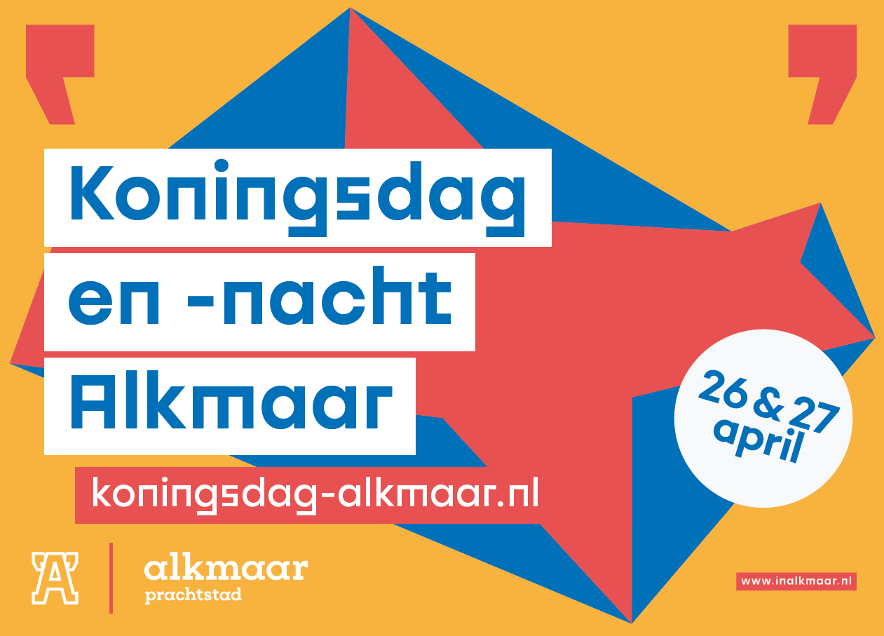 Koningsdag- en nacht in Alkmaar