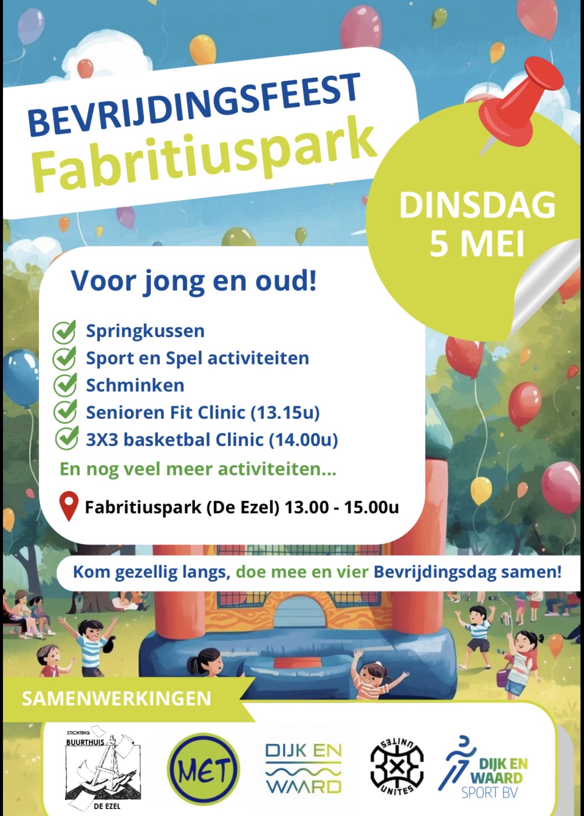 Bevrijdingsfeest Fabritiuspark 