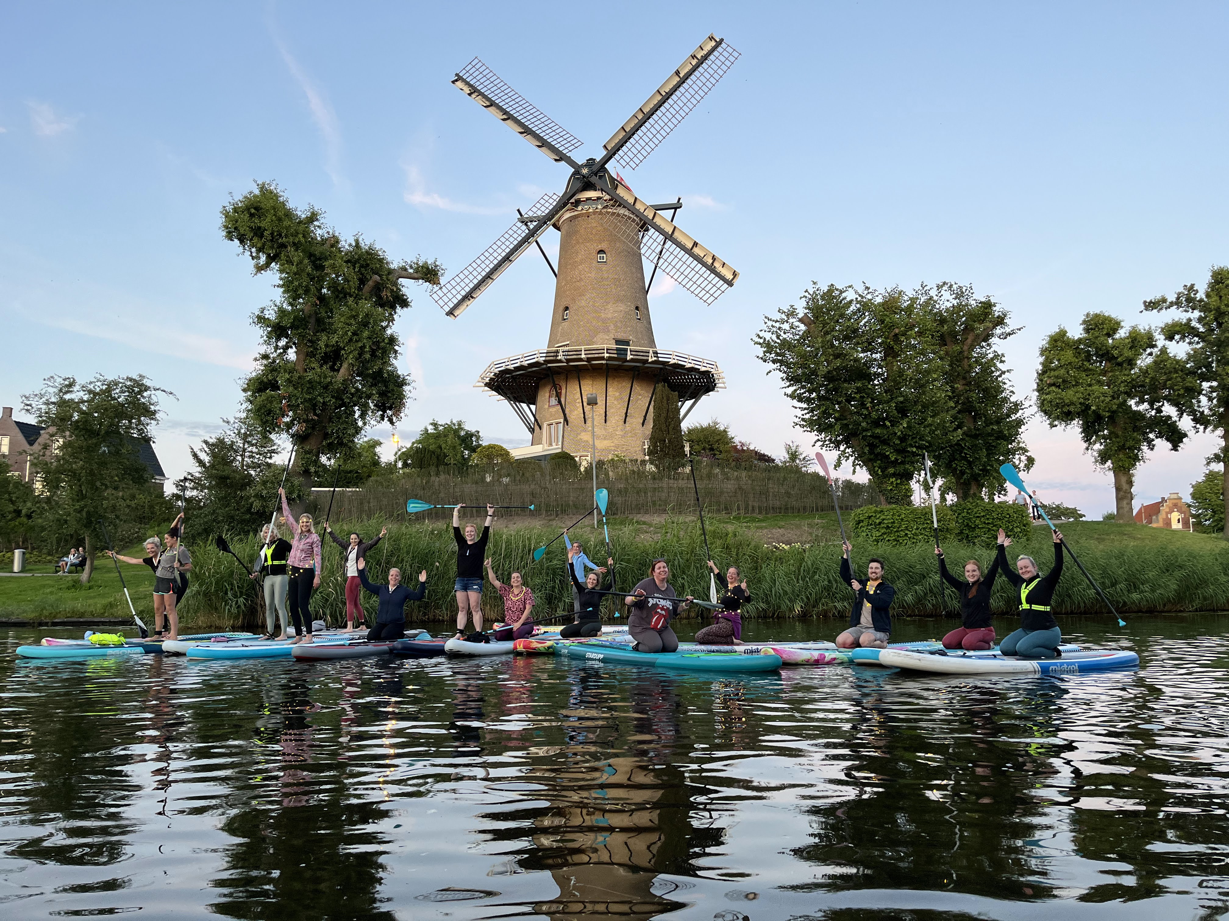 Sup tour bij Supschool Alkmaar
