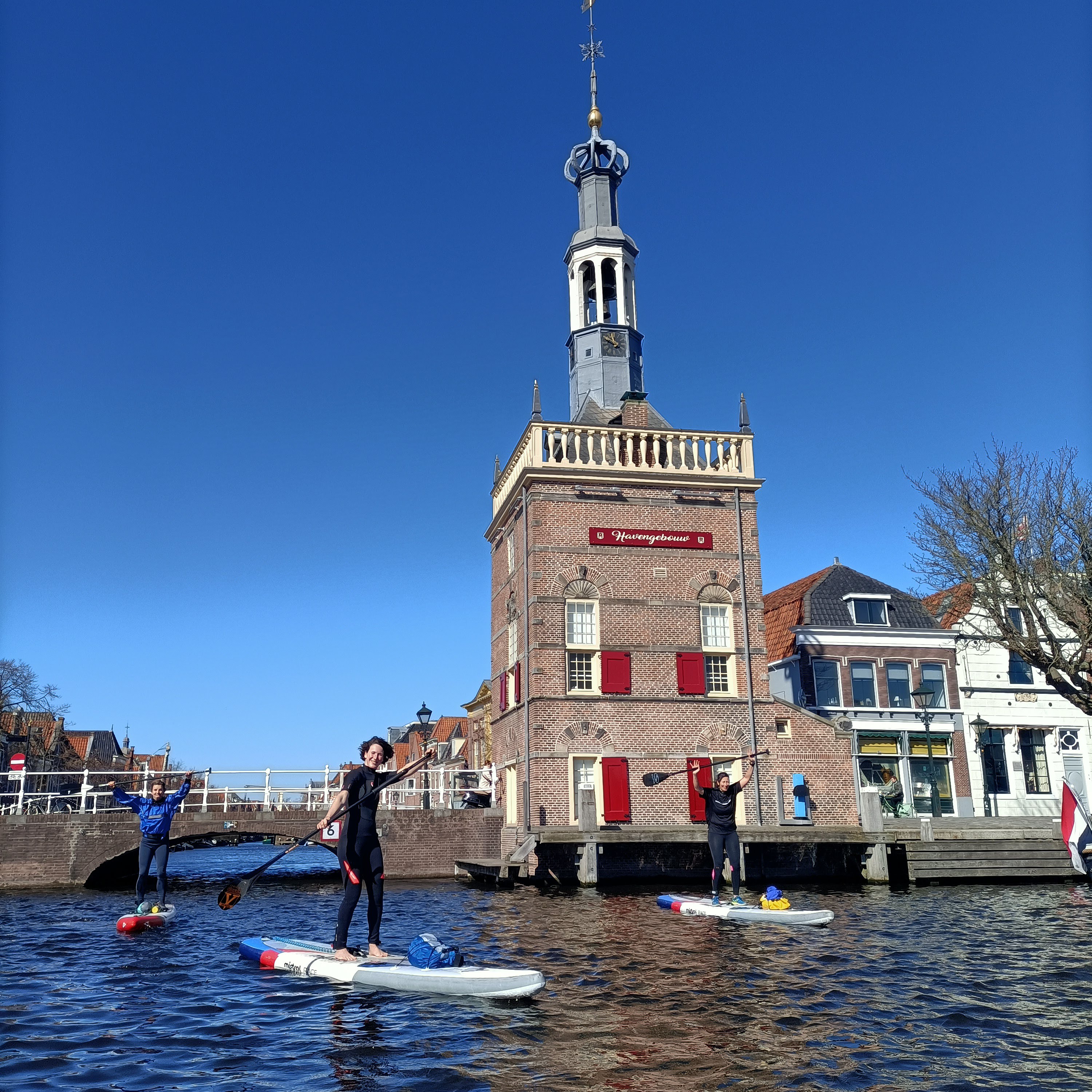 Sup tour bij Supschool Alkmaar