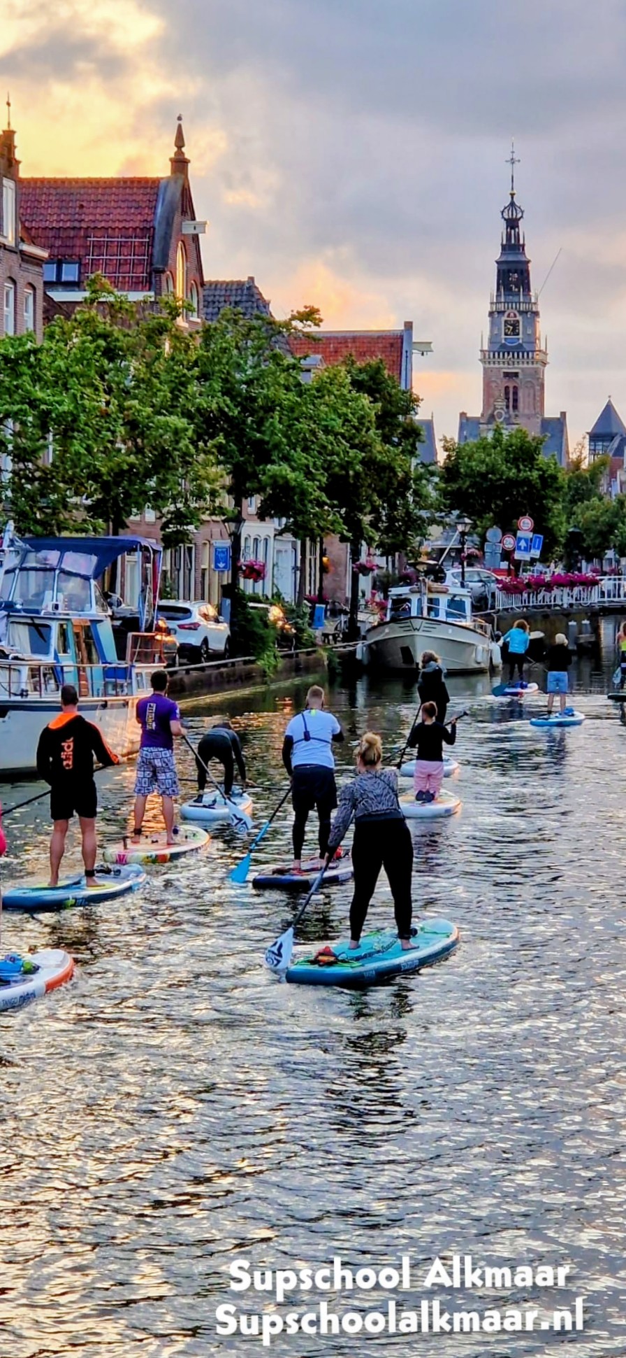 Sup tour bij Supschool Alkmaar
