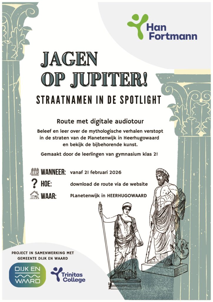 Wandeling: Jagen op Jupiter! Straatnamen in de spotlight
