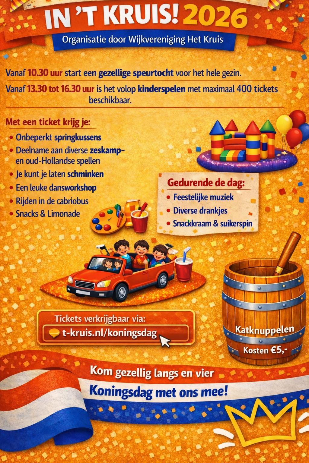 Koningsdag 't kruis