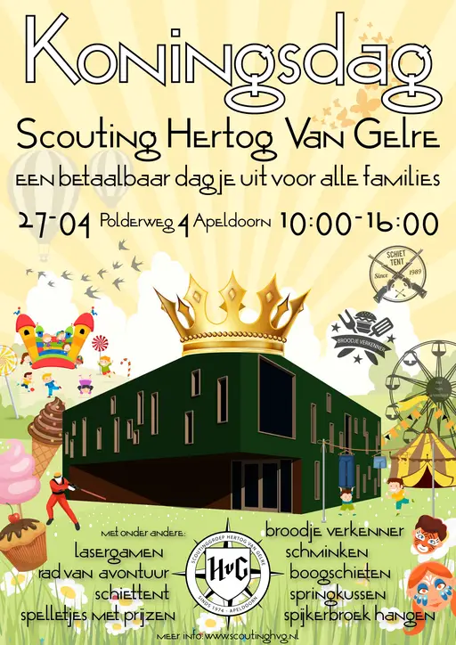 Koningsdag bij Scouting Hertog van Gelre