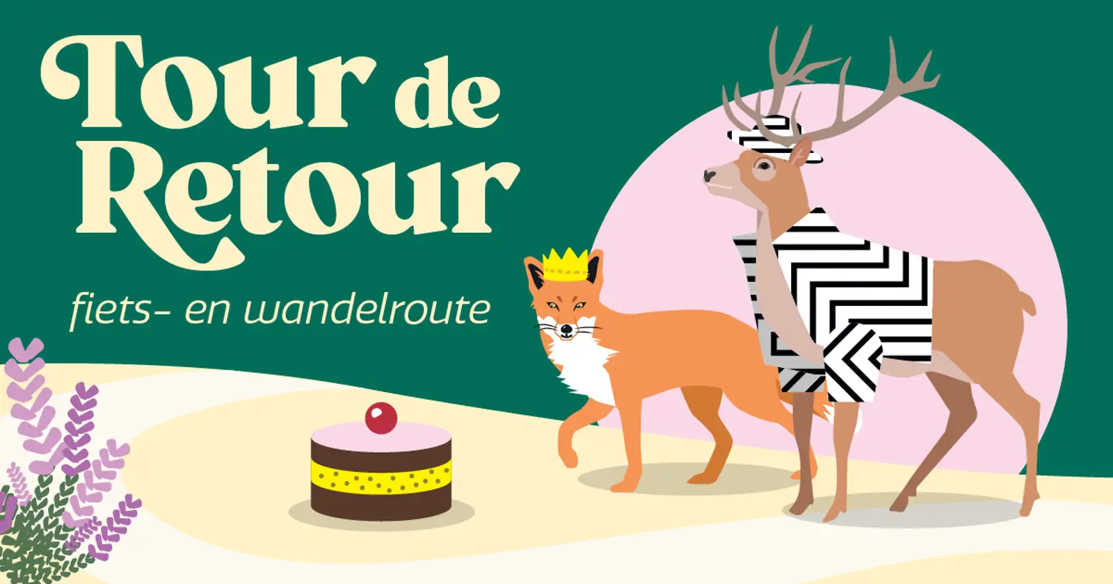 Tour de Retour wandel en fietsroute