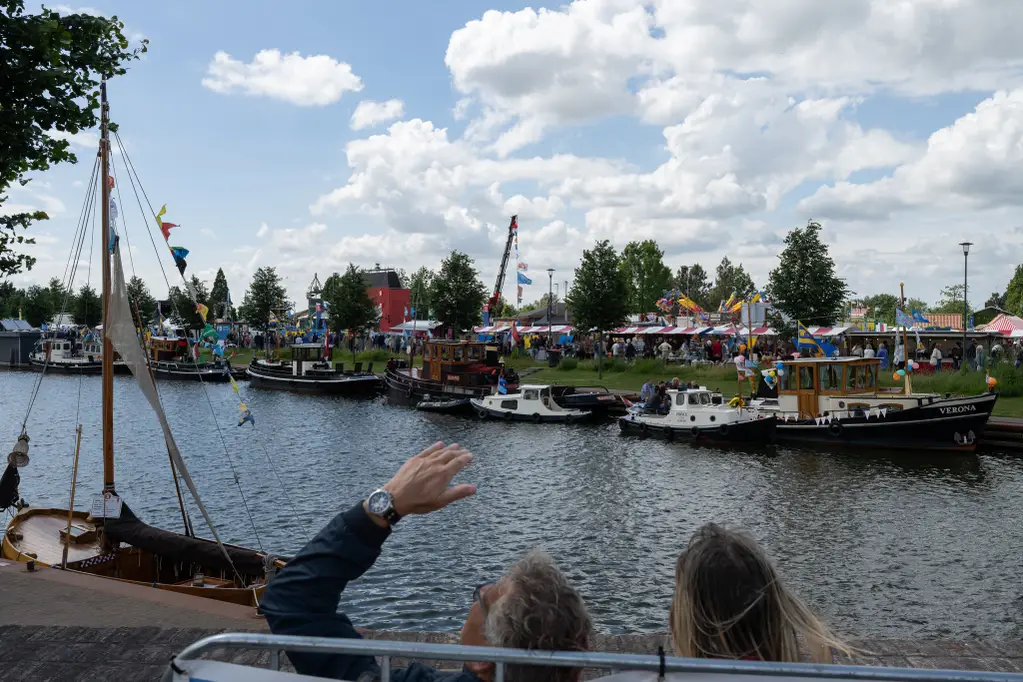 Aaltjesdagen in de haven van Harderwijk