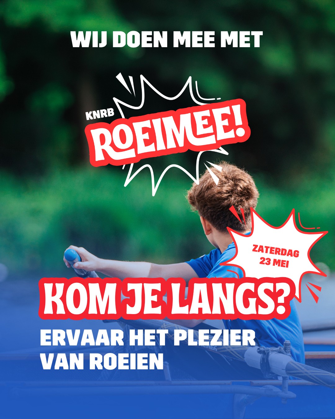 Roei mee met de jeugd van Ossa