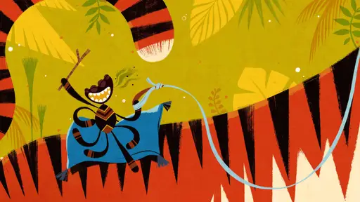 Anansi de Spin viert feest!