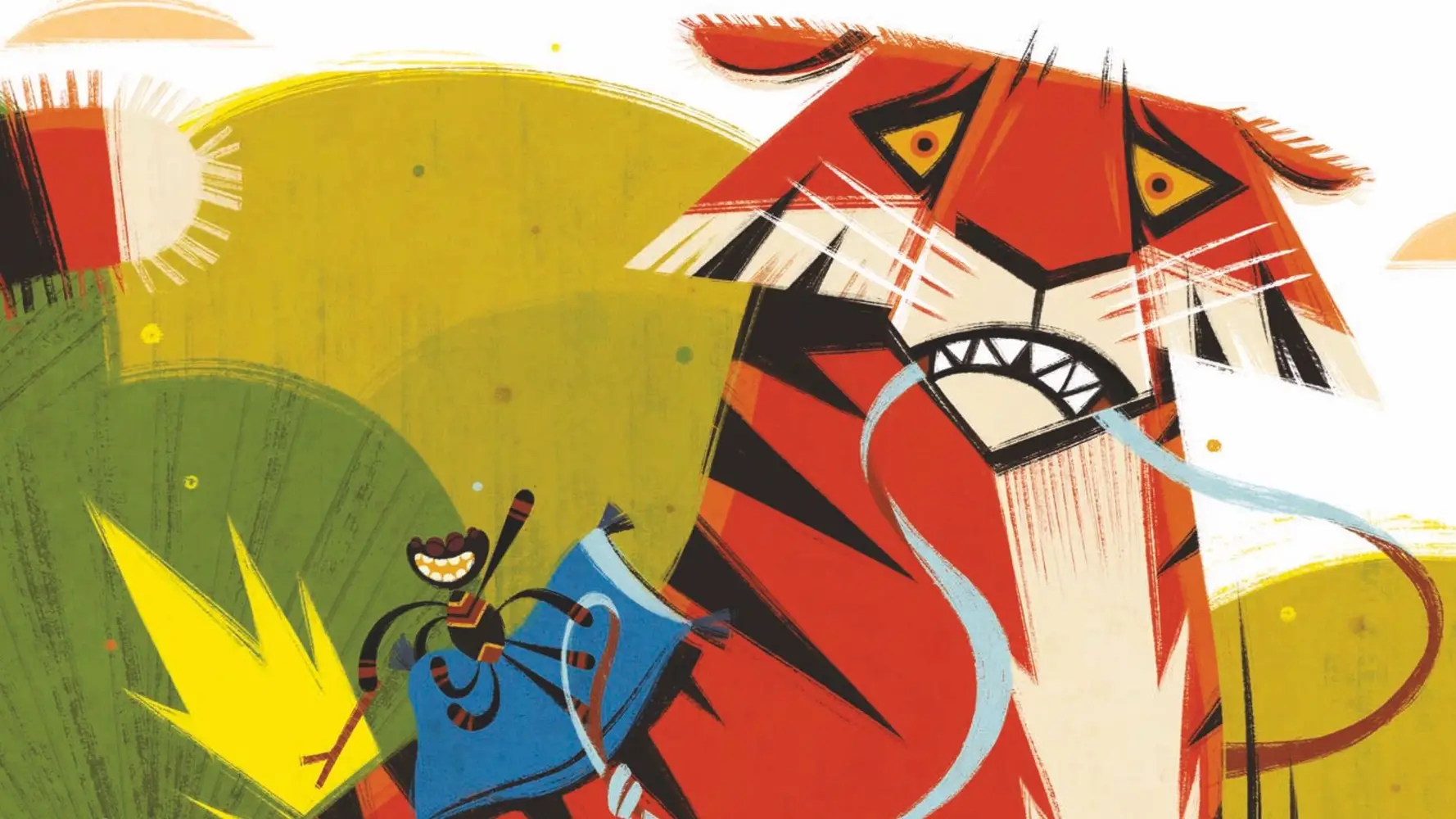Anansi de Spin en de Gulzige Tijger
