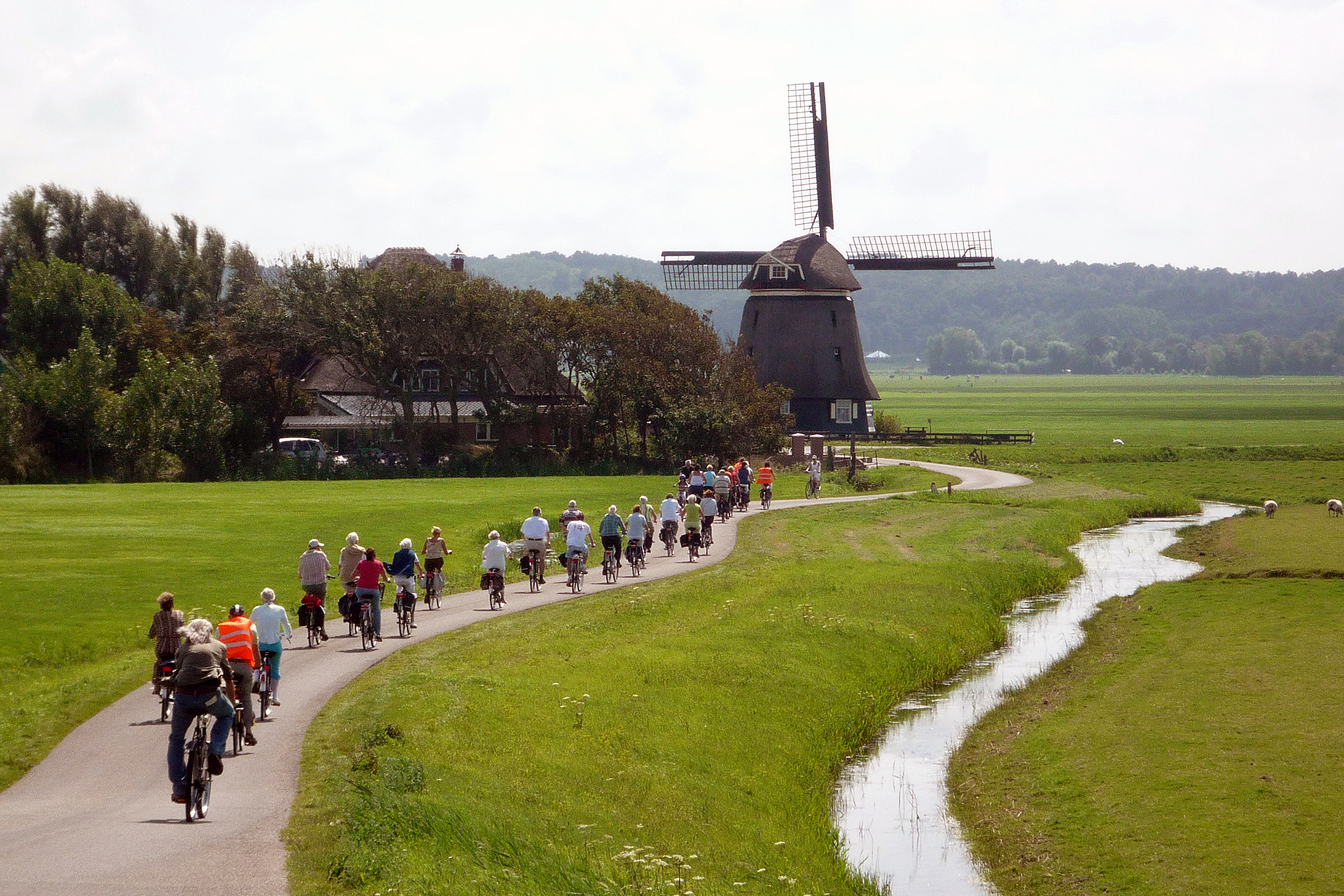 Fietstocht met Gilde Alkmaar naar 'droogmakerij De Beemster'