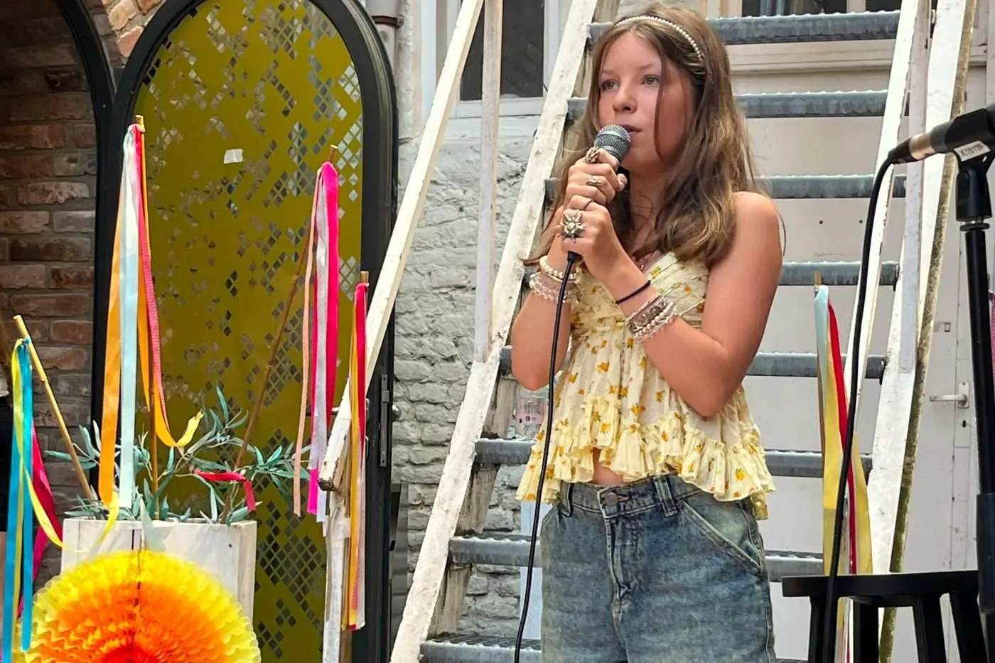 Leerlingenoptreden Gluren bij de Buren Summer Sing-In