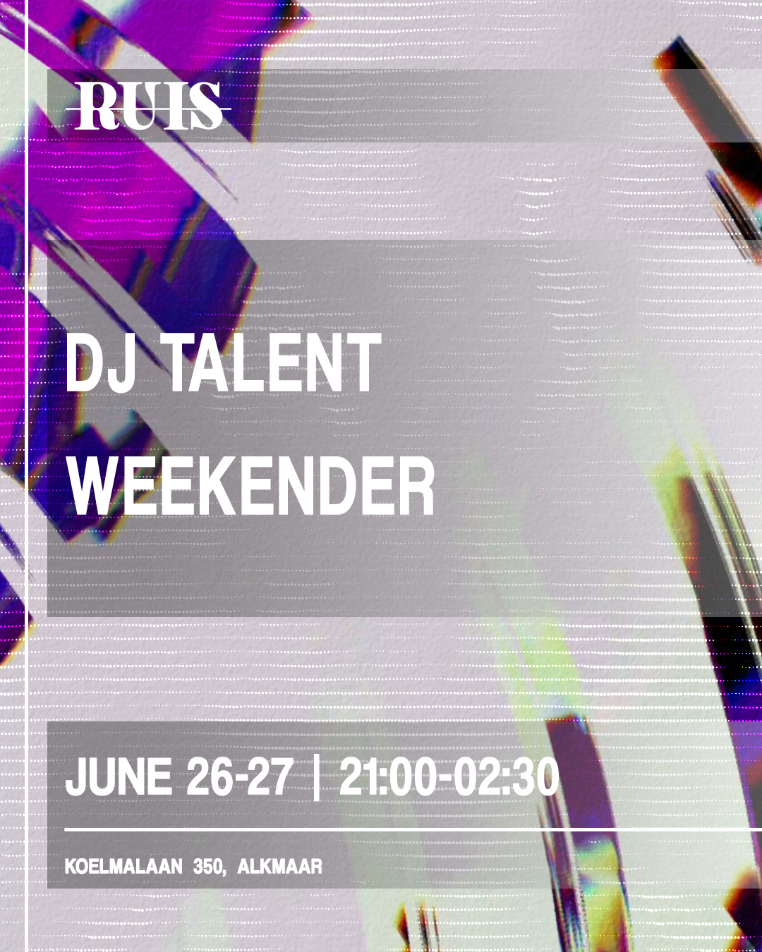 De Alkmaarse DJ Talent Weekender