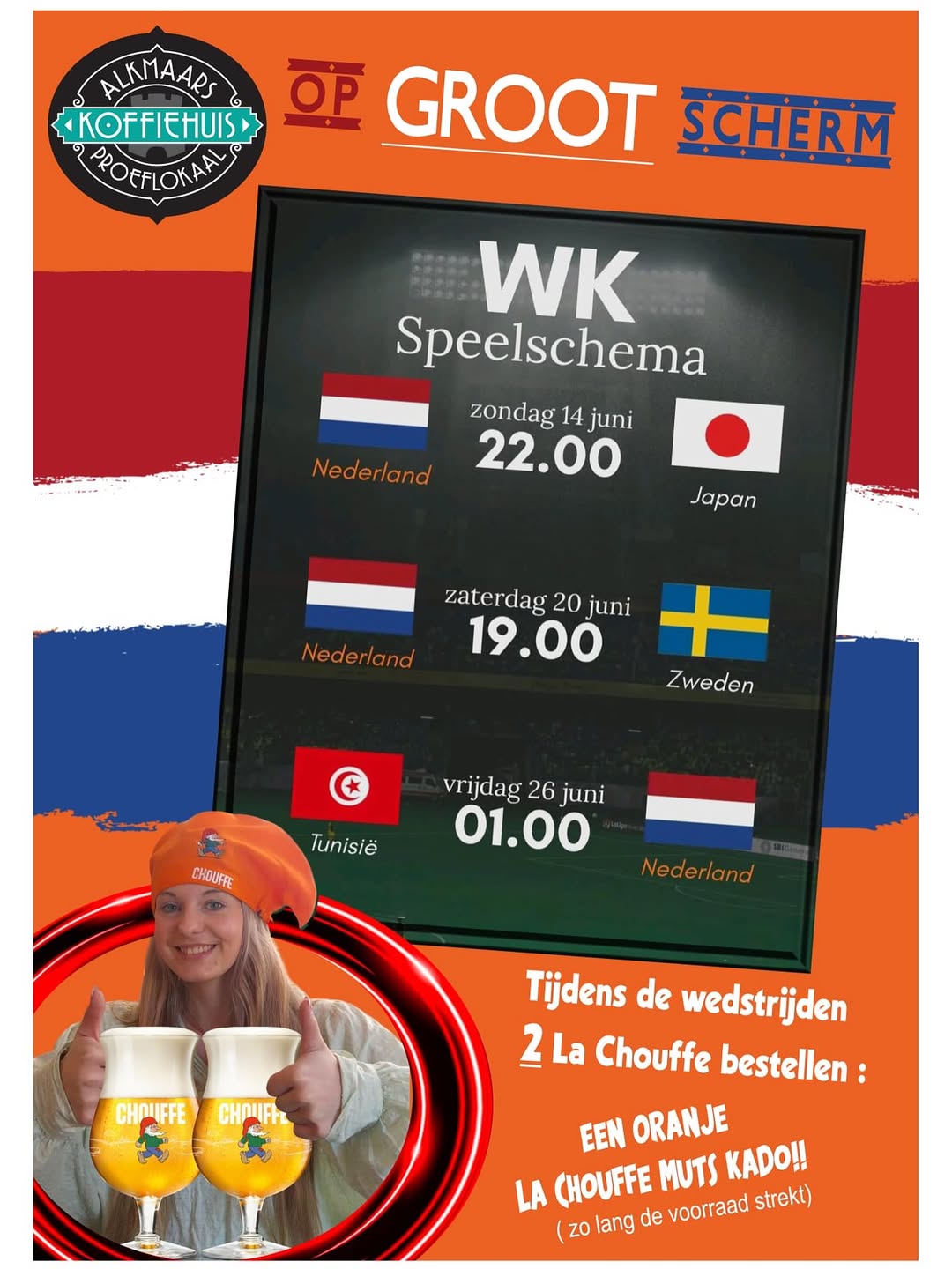WK voetbal | Alkmaars Koffiehuis